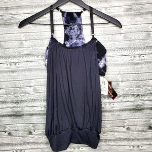 Equilibrium Activewear Layered Yoga Tank Size Small see description